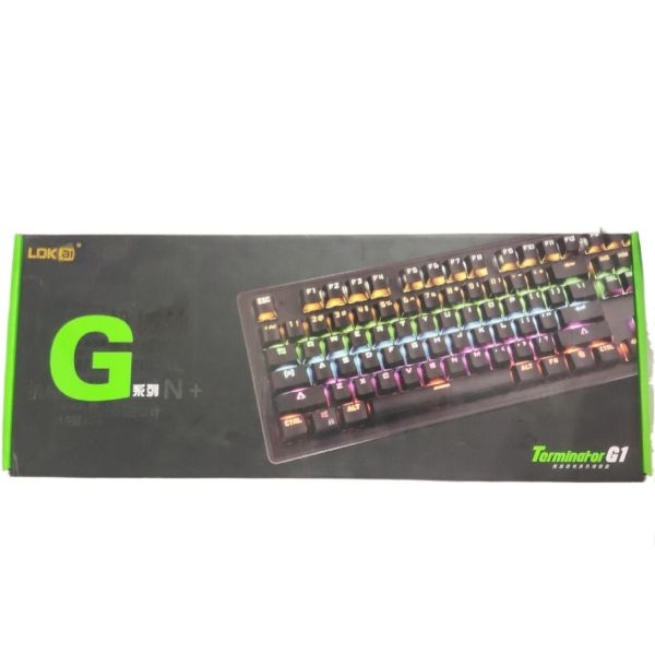 LDK.ai Terminator G1 Series True Mechanical RGB Backlit Gaming Keyboard - Black - Image 2