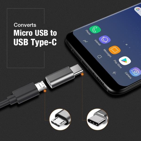 USB C To Micro USB Adapter Convert Connector - Image 3