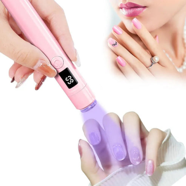 Nail UV LED Lamp Foldable Straight Line With USB Rechargeable Foldable Stand - Image 2