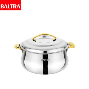 BALTRA SS Casserole | Dolphin | 1500 ML | BSC 213 | Leak Proof & crack free | Made from High quality food grade Stainless Steel | Rust Proof Material | Keeps Food Hot & Cold