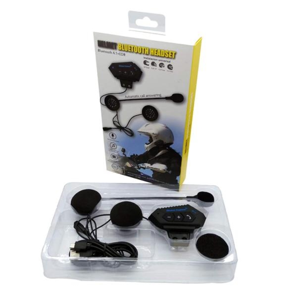 BT12 Motorcycle Helmet BT Headset Headphone Speakers Support Hands-Free Calling - Image 2