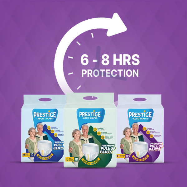 Prestige Adult Pant Style Diaper - Extra Large | Pack of 10Pieces - Image 5