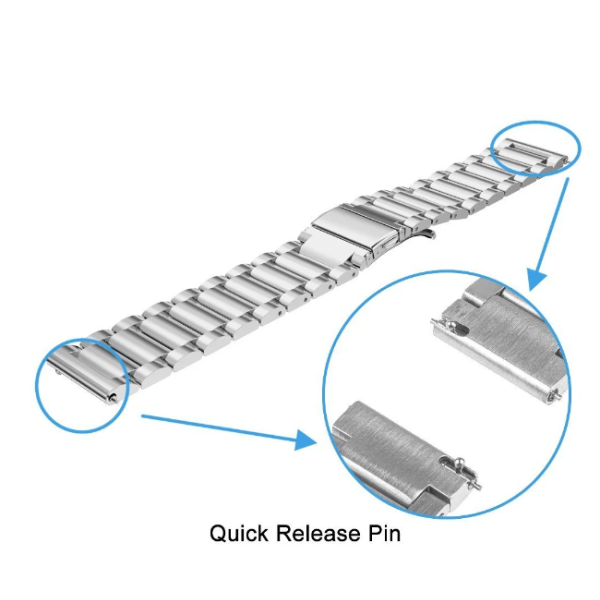 Zeblaze Metal Strap | 22mm Strap | Compatible for All Zeblaze Smartwatch | Universal Compatibility | - Image 4