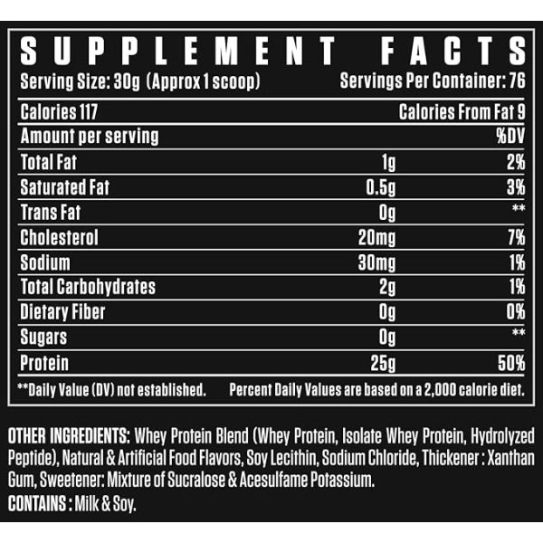 Dexter Jackson Black Series Whey Protein 76 Servings, 5 Lbs, Chocolate Splash Flavour - Image 5
