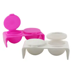 Double Cup Plastic Nail Art Cup / Bowl
