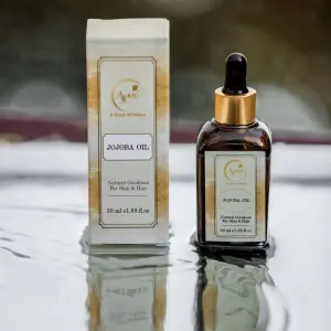 Avani Natural 100% Natural Cold Pressed Jojoba oil, Hair And Skin care - 50ml glass dropper bottle