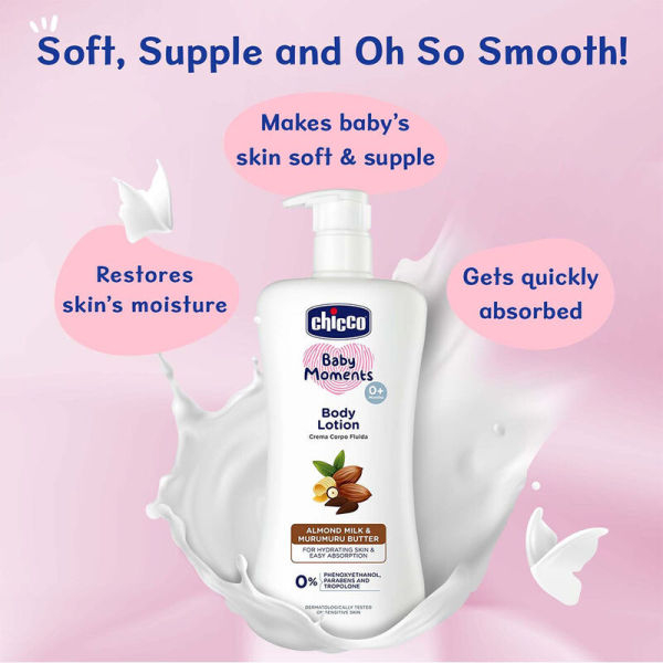 Chicco Body Lotion 200ml Baby Moments - Image 5