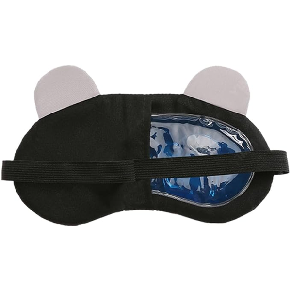 KOJA Sleep Eye Mask, Cute Cartoon Facial Expression Sleeping Eye Mask Anime Travel Rest Eye Cover Sleeping Mask Ice Hot Compress Eyepatch Blindfolds 1 - Image 2