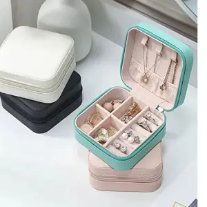 Jewelry Box Organizer Small Earrings Ring Necklace Casket for Jewelry Storage Case(SP01212)