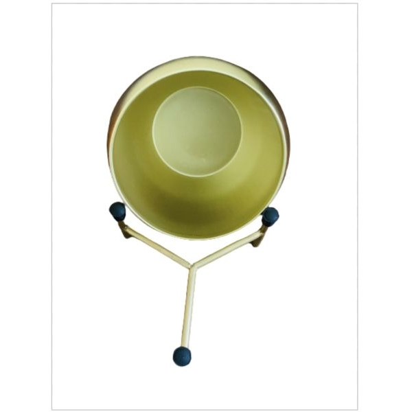 Oval Metal Pot With Metal Stand 5 Inch For Home Home, Office Indoor & Outdoor Gardening - Image 2