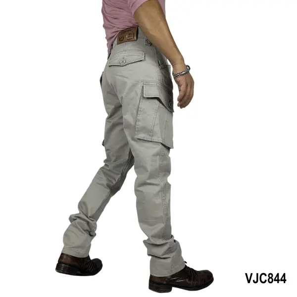 VIRJEANS (VJC844) Cargo Box Pant For Men- Dark Grey - Image 5