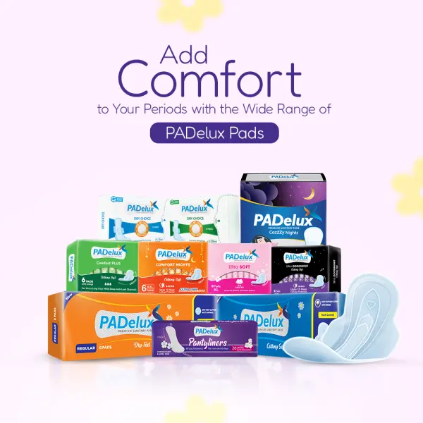 PADelux Pantyliner 155mm-20 Liners With fragnance (pack of 3) - Image 4