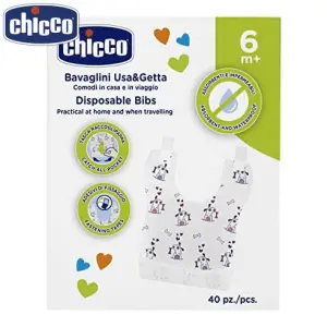 Chicco Disposable Baby Bibs ( 40 Pcs )