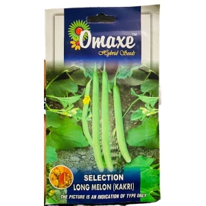 Vegetable Seed - 1 Packet SELECTED LONG MELON (KAKRI) Omaxe Seeds By Savyata Stores For Kitchen Garden