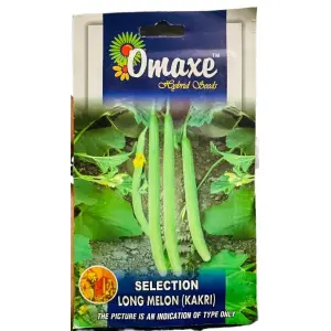 Vegetable Seed - 1 Packet  SELECTED LONG MELON (KAKRI) Omaxe Seeds By Savyata Stores For Kitchen Garden
