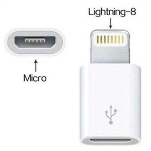 Adapter for Lightning Connector to Micro USB Converter