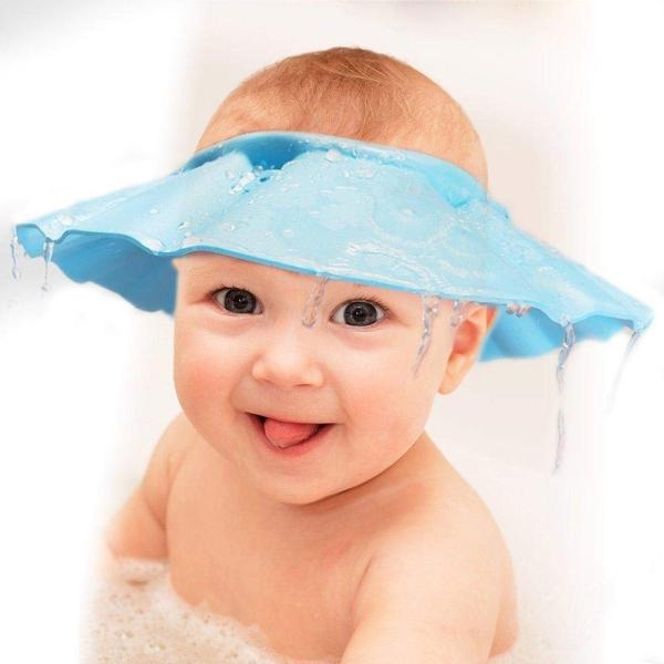 Baby Bath Cap/ Shower Cap For Baby With Ear - Image 2