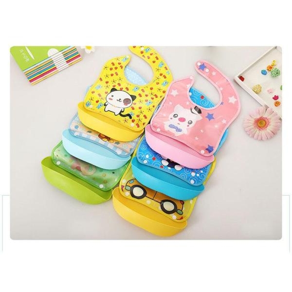 Baby Bib - Waterproof Silicone Bib For Baby - Image 2
