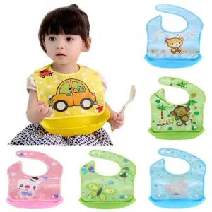 Baby Bib - Waterproof Silicone Bib For Baby