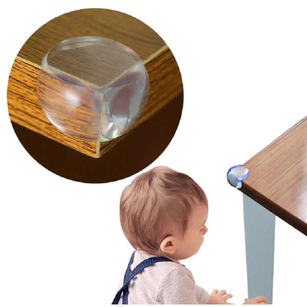 Baby Child Safety Silicone Table Edge Protection-4 Pcs - Image 5
