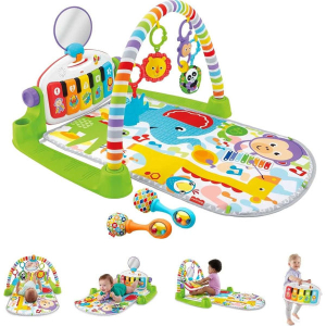 Baby Gym with Kick & Play Piano Learning Toy featuring Smart Stages Educational Content