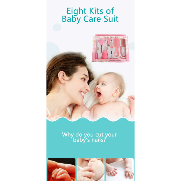 Baby Hair Care Set, Baby Care Set, Kids Travel And Health Kit With Nails, Hair Safety Tools, Baby Care Products, Medical Devices - Image 5