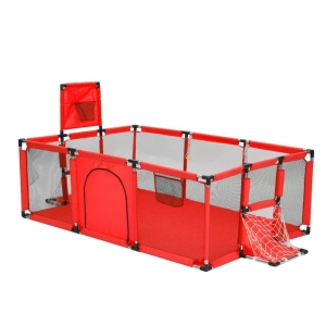 Baby Playpen - Red (120x180x60 cm)