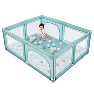 Baby Playpen (180 x 200 x 66cm) (Green)