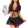 Babydoll Dress for Women V Neck Bedroom Babydoll Dress with Half Sleeves for Honeymoon Anniversaries Birthday Hot Nightwear Lingerie Set Valentine Nightdress Women Lingerie With G-string Panty Free Size Black Color