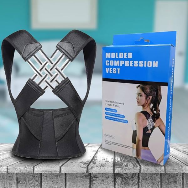 Back Brace Posture Corrector, Back Support, Compression Vest ...
