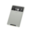 Back Stick Silicone Card Bag French Grey