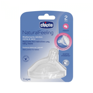 Chicco Teat Naturalfeeling 2M+ F Medium