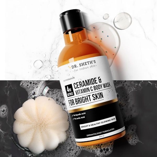 Dr.Sheth's Ceramide & Vitamin C Body Wash - 250ml - Image 4