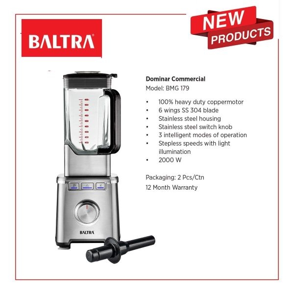 BALTRA 2000 Watt Dominar Commercial Mixer BMG 179 - Image 2