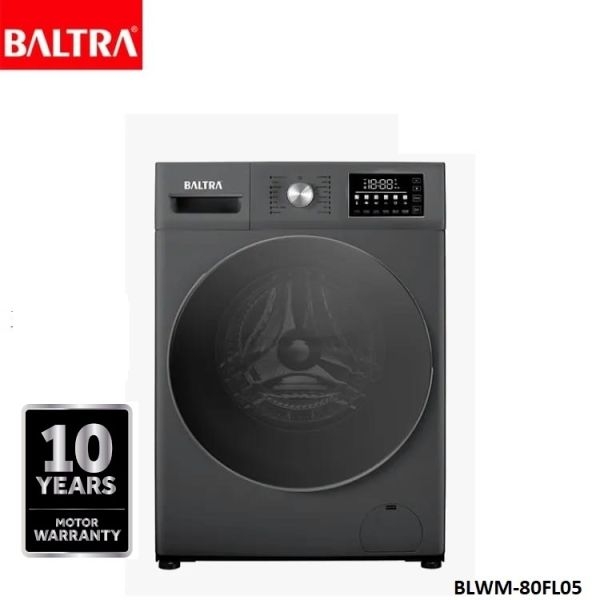 BALTRA 8 kg Front Loading Washing Machine BLWM-80FL05 With Pause and Add Function - Image 2