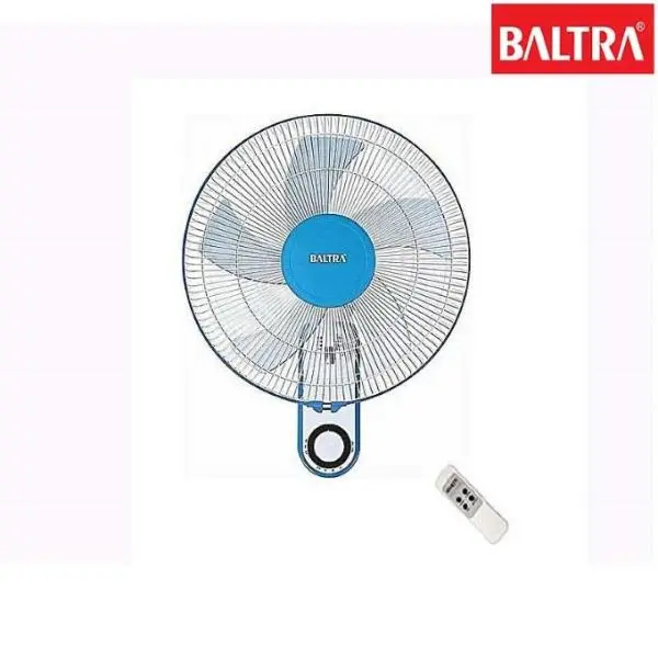 BALTRA Bf-139 Cute+ 3 Speed 16" Wall Fan With Remote - (White/Blue) - Image 3