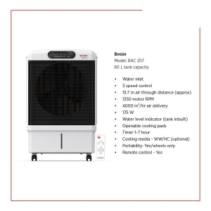 Baltra Booze Cooler With Remote Control- 60L