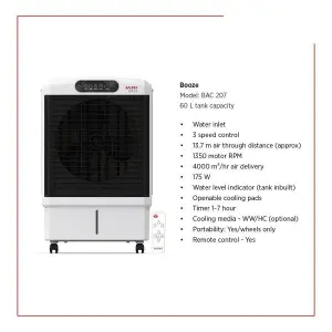 BALTRA Booze Cooler With Remote Control- 60L