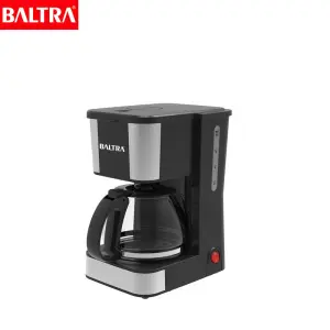 Baltra Coffee Maker | Mocha | BCM 110 | Stylish, anti-drip design | Measuring marks on water tank | 750 ml tank capacity | Sturdy body & glass jar | Automatic temperature control | Anti-bacterial material | Easy to operate & clean |