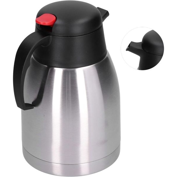 BALTRA Coffee Pot | BSL 409 | 2000 ML | SS finish body with decorative design | Keeps hot & cold for 12 hours | 18/8 food grade materials | Keep hot & cold for 12 hours | 12 Month Warranty - Image 4