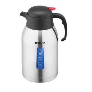 BALTRA Coffee Pot | BSL 409 | 2000 ML | SS finish body with decorative design | Keeps hot & cold for 12 hours | 18/8 food grade materials | Keep hot & cold for 12 hours
