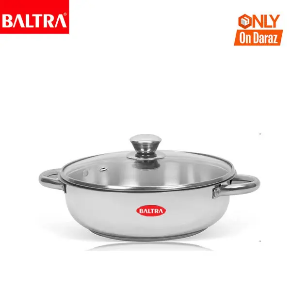 BALTRA Cookware Set | Sandwich Bottom | Induction Based | 26 cm Kadhai | 18 cm Fry pan | Heavy Gauge Aluminium Layer for optimum Transfer of Heat - Image 3