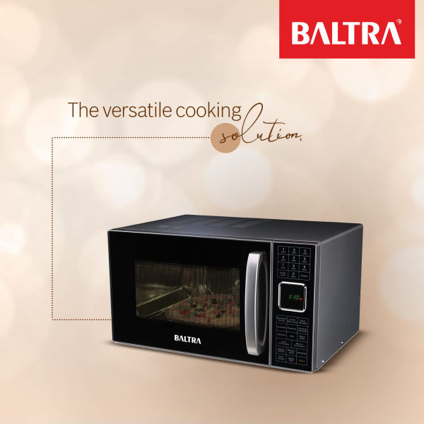 BALTRA Decore + Microwave | 25L | Grill/convection and microwave | Express cook and speed defrost | Auto cooking | Digital display control | Child safe lock | Stainless steel housing and cavity | 900 W | 36 Months warranty - Image 2