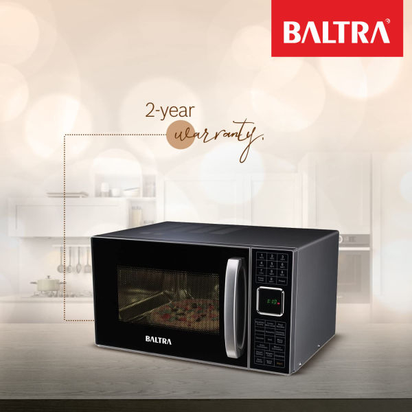 BALTRA Decore + Microwave | 25L | Grill/convection and microwave | Express cook and speed defrost | Auto cooking | Digital display control | Child safe lock | Stainless steel housing and cavity | 900 W | 36 Months warranty - Image 3