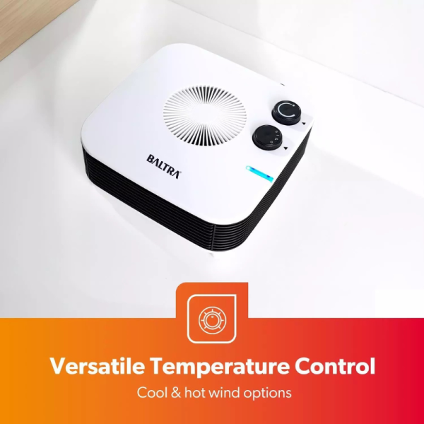 BALTRA Electric fan heater | Dune | 2000 Watt | Compact size & light weight | Superior heat distribution | Turbo fan motor for force air circulation | Thermostat for extra safety | Adjustable temperature | Over heat protection | 12 months warranty - Image 3