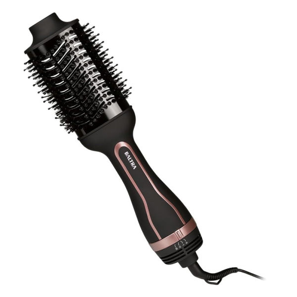 BALTRA Electric Hot Hair Brush | Silk | BPC 862 | 12 Month Warranty | A dryer & styling brush | Can be used straight out of the shower after nominal towel drying | Maximum airflow due to its unique vent system | Use it to create staight or curls hair - Image 4