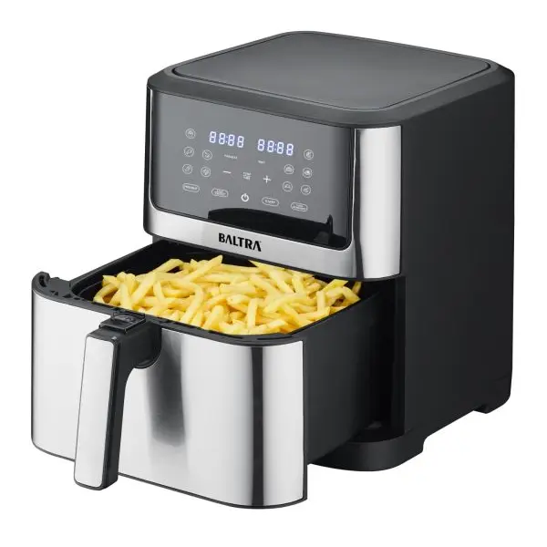 BALTRA Falcon Air Fryer 8 ltrs / Wifi Control / Upto 60 min timer & 10 preset functions / Non stick detachable tray / 1800 W / 24 Month Warranty - Image 3