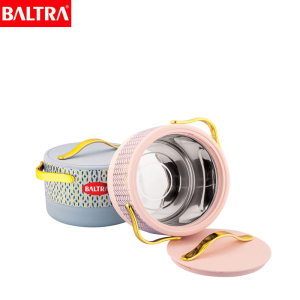 BALTRA Flora Gold Insulated Casserole | Leak proof & crack free | Keeps food hot & cold | Absolutely convenient to fill & easy to clean | Made of rust proof material | Ideal for commercial