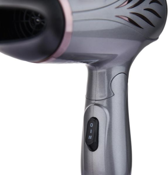 BALTRA Hair Dryer | Bella |BPC 838 | DC motor | l speed + warm air | ll speed + hot air | Foldable handle for compact store | Concentrator nozzle | 1.8 m long power cord | Automatic overheat protection | Hanging loop | 1200 W - Image 3