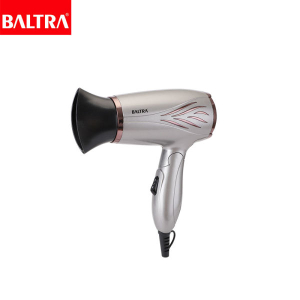 BALTRA Hair Dryer | Bella |BPC 838 | DC motor | l speed + warm air | ll speed + hot air | Foldable handle for compact store | Concentrator nozzle | 1.8 m long power cord | Automatic overheat protection | Hanging loop | 1200 W